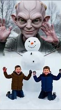 Alien's First Time Seeing Snow on Earth! 🥶👽