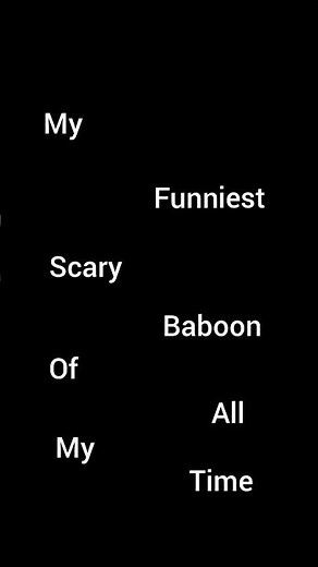 these are my funniest moments of scary baboon for me.. #fyp #scarybaboon #juke #running #run #viral