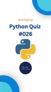 Python • SQL • Programming - 350k🔒 | Can you Crack the code? Share 🔄 | Save ❤️ | Follow @codinginpy for more Tricky Programs and Questions . . . . . [Python, Java,... | Instagram