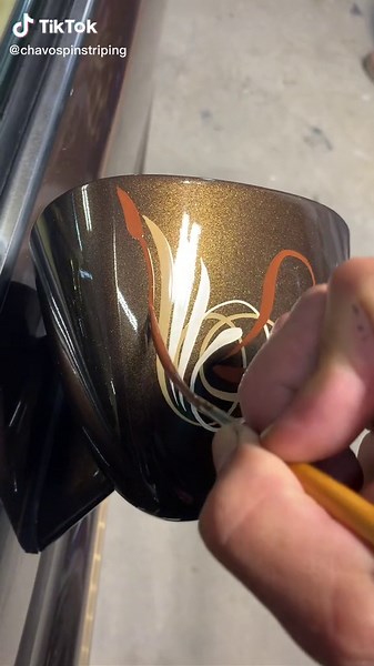 Creative Pinstriping Designs for Lowriders and Custom Paint Jobs