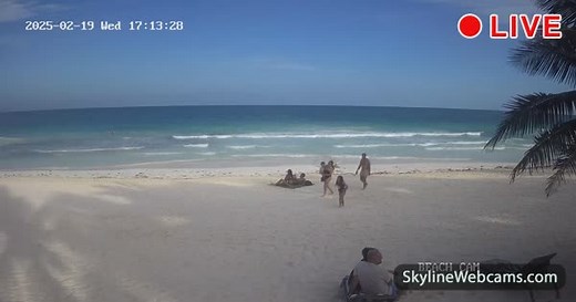 【LIVE】 Live Cam Playa de Tulum - Mexico | SkylineWebcams