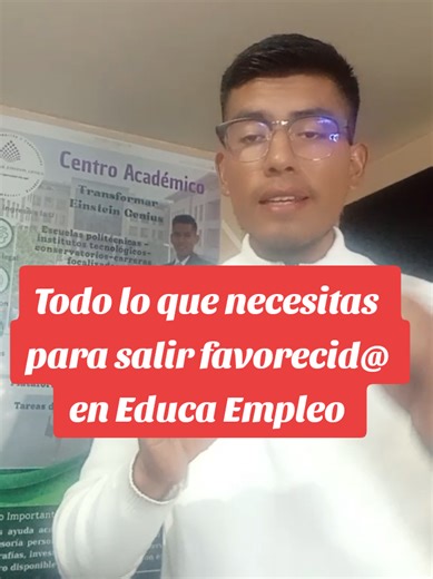 Todo lo que necesitas para salir favorecid@ en Educa Empleo