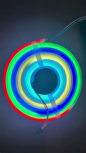 WS2811 Waterproof Silicone Addressable Neon Lights #led #ledlights #rainbow #rgb #light #neon