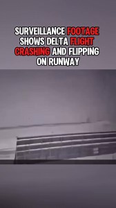 DELTA PLANE CRASH FOOTAGE. New footage shows the moment the Delta flight crashed and flipped on the runway.Hopefully, we get higher quality footage soon. I’ll post it if we do. | Youwontbelievemeofficial