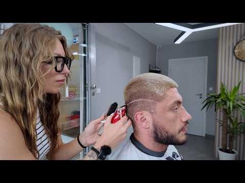 ASMR Barber Shop ✂️ Haircuts & Relaxation by Barber Queen Anna 💈💤