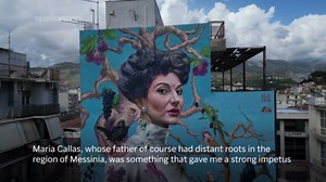 Greek artist gains global acclaim for Kalamata mural featuring Callas