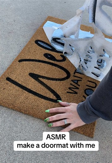DIY ASMR Doormat Creation Journey