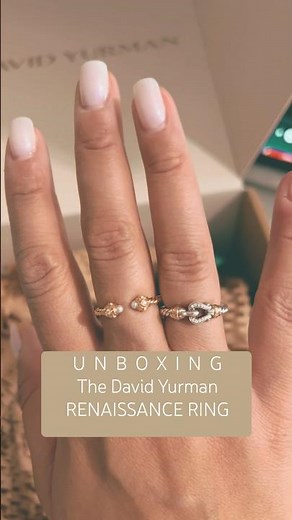 UNBOXING The David Yurman RENAISSANCE RING | 2025 | Everyday Jewelry | ESTHERMARIE