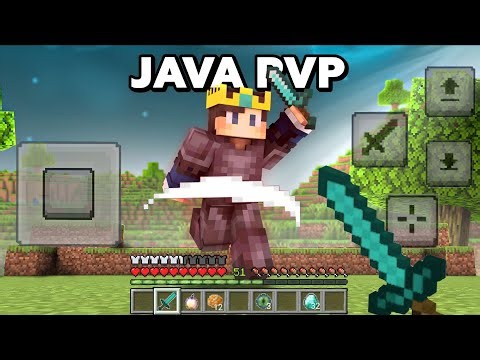 "I Tried Java PvP in Minecraft Pocket Edition… (UNBELIEVABLE)" + PvP Mods 1.21