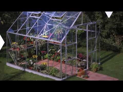 Halls 8x6 Greenhouse with Toughened Glass | 800 098 8877 | greenhousestores.co.uk