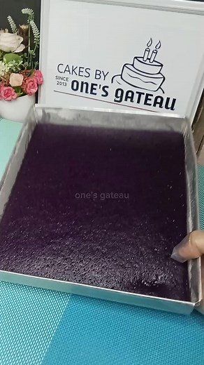 56K views · 414 reactions | Moist ube cake small batch recipe #cakesbyonesgateau #onesgateau #cakeintub #ubecake #cake #UbeIceCreamCake #ubeicecream #purpleyumcake | Cakes by One's Gateau | Facebook