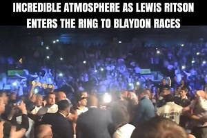 What an entrance from Lewis Ritson at the Metro Radio Arena | Newcastle Chronicle