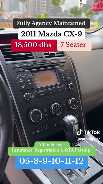 2011 Mazda CX-9 - Spacious Family SUV for Sale