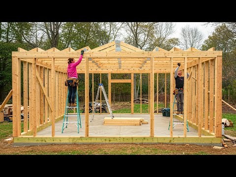 Young Couple Builds DIY DREAM Home in Mountains from Scratch | Full Process by ‪@ranchodochapeu‬