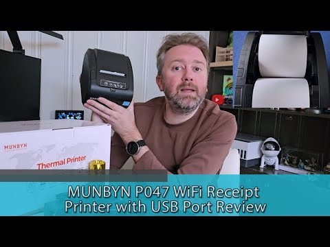 🔥 MUNBYN WiFi Receipt Printer Review – Fast, Reliable & Easy Setup!