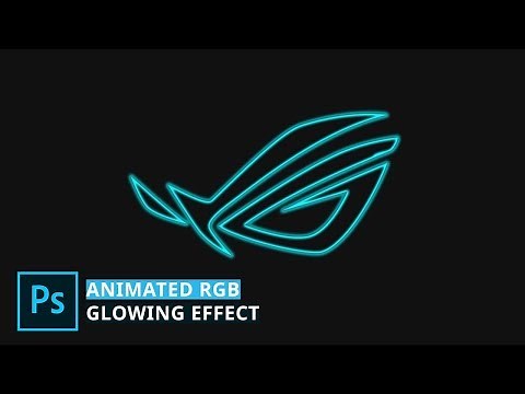 Photoshop Tutorials - Create And Animate RGB Lighting And Glowing Neon Effects