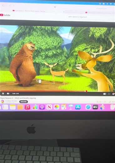 Open Season 2 Elliot say boog slow motion