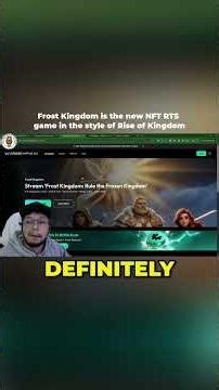 Frost Kingdom: Novo RTS NFT e Como se Inscrever #shorts