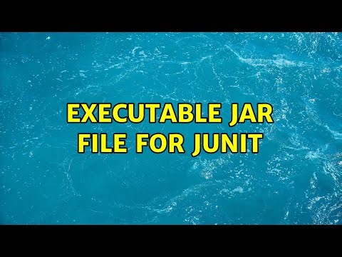 executable jar file for junit