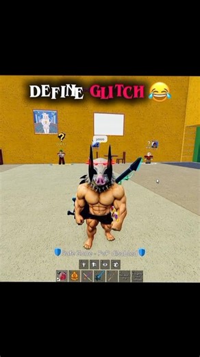 Define Glitch 😂#roblox #bloxfruits #funny