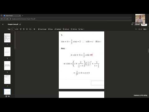 Lec.1:Solution of linear discrete systems