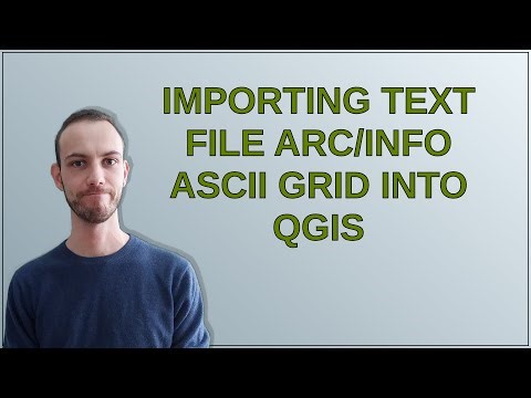Gis: Importing text file Arc/Info ASCII GRID into QGIS