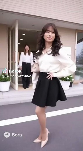 女装サロンで外出コース