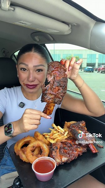 BBQ Full Eating Video: Texas-Style Beef Rib Mukbang