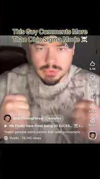 This Guy Comments More Than Ohio Sigma Mode ☠️ #meme