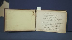 Autograph Album with Crockett Inscription, ca. 1840