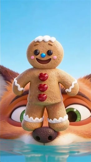 Wait! He Almost Ate Him... 😱🍪 #gingerbreadman Bedtime Stories for Kids in English