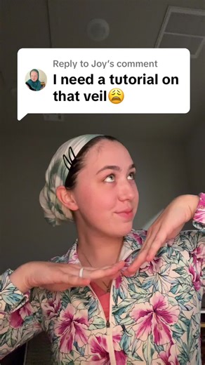 Replying to @Joy God bless! You can also do this without the sock bun thing and the back won’t be as long lol #veiltutorial #scarftutorial #headcovering #veil #scarf #bun #hijab #tichel #headscarf #hairstyle #tutorial #christian #1cor11