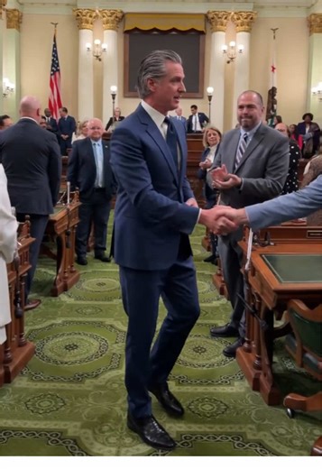 State of the State Address — one last time. Thank you, California.