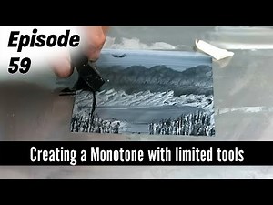 Encaustic Art - How to create a Monotone Wax Painting with limited tools