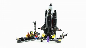 蝙蝠侠的航天飞船，拼砌乐高积木蝙蝠侠70923