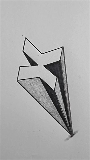 3d letter drawing and art # shorts