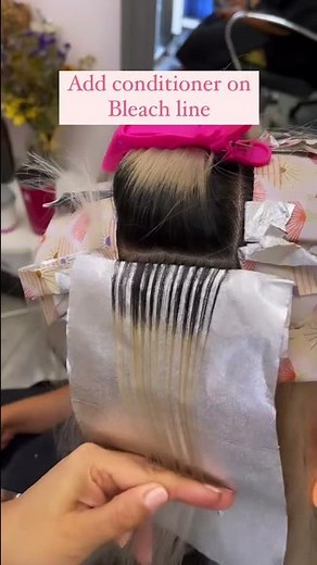 DO THIS to blend harsh lines with highlights and Demi permanent #hairtransformation #hairtutorial