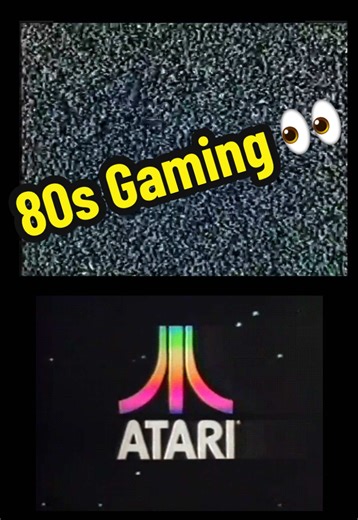 Atari 1980s 👀👀👀 #retro #80s #gaming #pacman #retrogaming