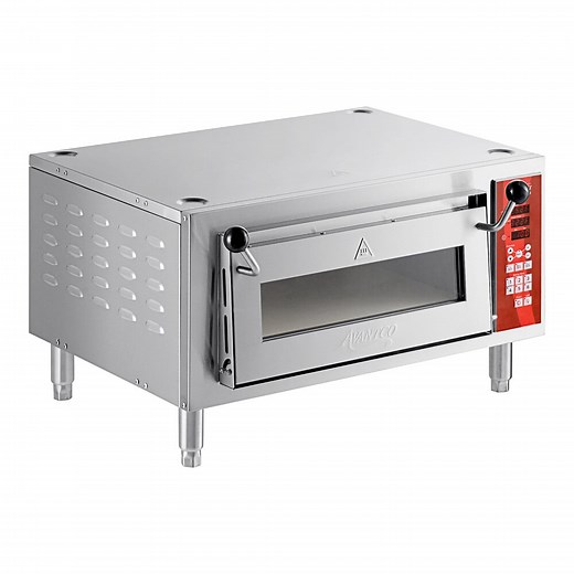 Avantco DPO-18-SA Single Deck Countertop Pizza / Bakery Oven with Digital Controls - 1700W, 120V
