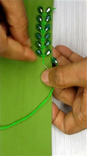 Viral border lace hand embroidery #embroidery #shorts ...