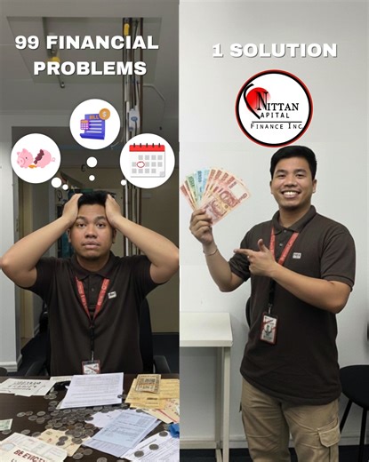 99 problems in finance? We’ve got 1 solution — Nittan Capital Finance Inc. Sec. Registration A200204351 | Certificate of Authority No.240 Important Note: Read the terms and Conditions in the disclosure statement before proceeding with your loan. For any concerns, email us at: customersupport@nittancapitalfinance.com.ph #nittancapitalfinance #LoanMadeEasy #FinancialSuccess #financingforyou #SmartFinance | Nittan Capital Finance Inc.
