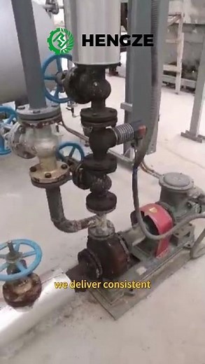 This is our 30-ton base oil production line.