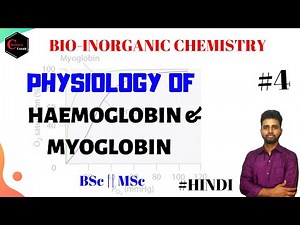 BIO-INORGANIC CHEMISTRY || PHYSIOLOGY OF HAEMOGLOBIN AND MYOGLOBIN || HILL'S CONSTANT || BSc || MSc