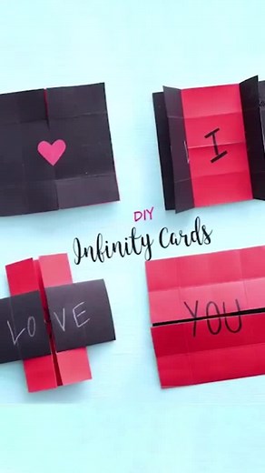 DIY infinity Cards #ventuno #skills4all #tiktokindia #ventunoart #edutok #craft #handmade #cute #diy