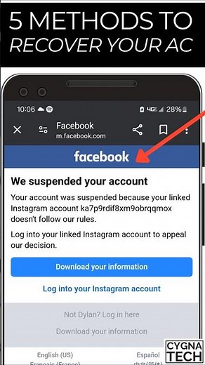 ⚠️ Facebook Account Suspended? Don't Panic! Try These 5 Methods BEFORE Creating a New Account