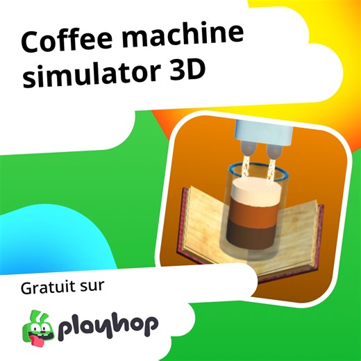 Coffee machine simulator 3D: Jouez en ligne gratuitement sur Playhop