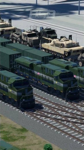 US Army Logistics Hub #citiesskylines2 #usarmy #usa #freighttrain