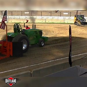 MEGA Pass at the Iowa State Fair!! #tractorpulling #johndeere | Outlaw Truck & Tractor Pulling Association
