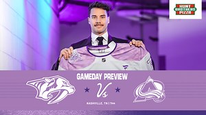 GAME DAY: Avalanche vs. Preds, November 22