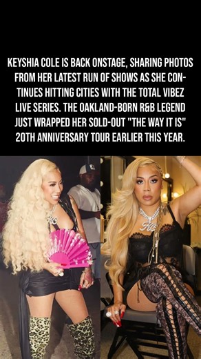 Keyshia Cole Is Back On Stage, Reminding Everyone Why She's An RnB Legend 🎤👑✨